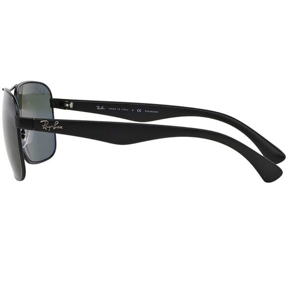 Ray-Ban Polarized Sunglasses Black w/Green Lens